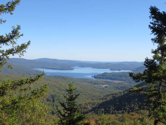Looking at Newfound Lake from Bald Knob - Click to enlarge