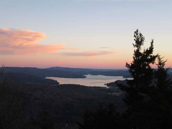 Looking Newfound Lake from near the summit of Bald Knob - Click to enlarge