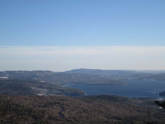 Looking south at Newfound Lake from Bald Knob - Click to enlarge