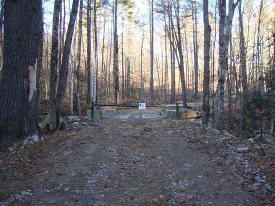 The John F. Woodhouse Trail trailhead off North Groton Road