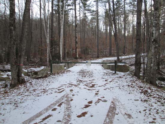 The John F. Woodhouse Trail trailhead off North Groton Road