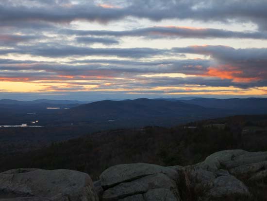 The sunset from Bald Knob - Click to enlarge