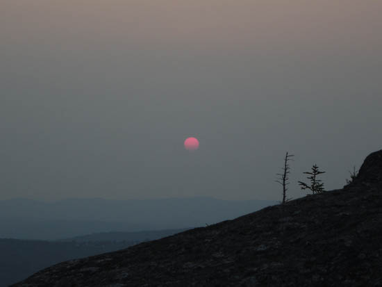 The sunset from Bald Mountain - Click to enlarge