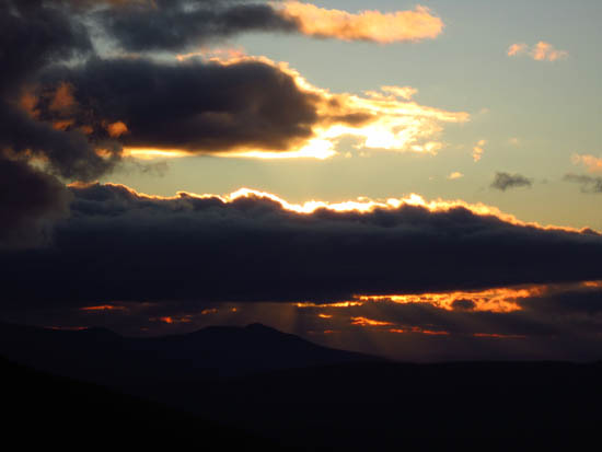 The sunset from Bald Mountain - Click to enlarge