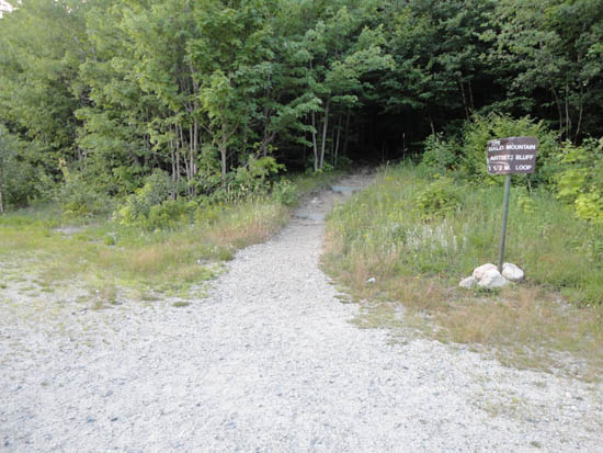 The Bald Mountain-Artist's Bluff Path trailhead