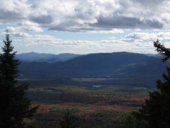 Looking southwest at Kearsarge, Ragged, and Tenney from near the summit of Bald Mountain - Click to enlarge