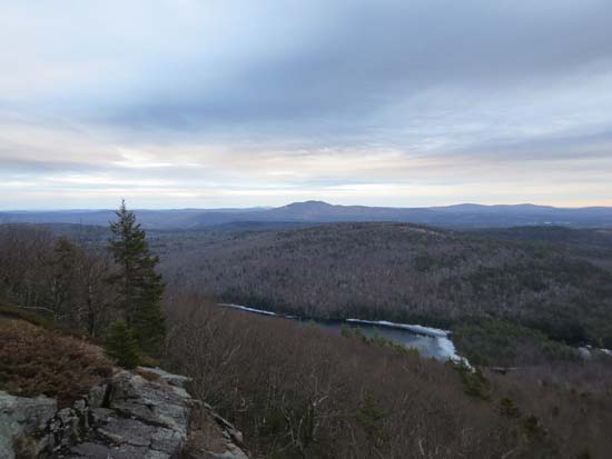 Looking east at Crotched Mountain from the Bald Mountain ledges - Click to enlarge
