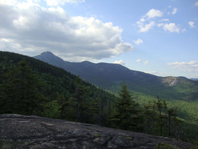 Looking at Mt. Chocorua, the Three Sisters, and Carter Ledge from Bald Mountain - Click to enlarge