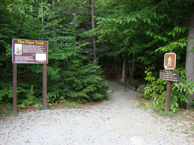 The Piper Trail trailhead