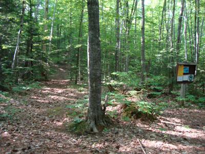 The Hammond Trail trailhead