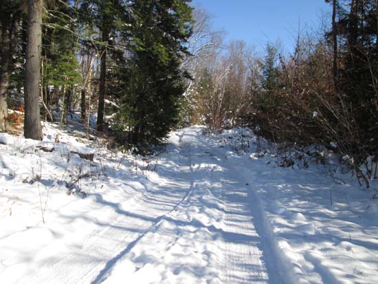 The start of the unmaintained extension of Sellingham Hill Road