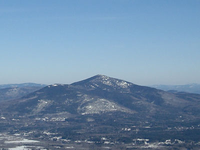 Bartlett Mountain (left) as seen from South Moat Mountain
