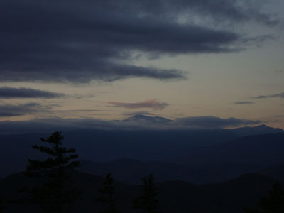 Looking at Mt. Washington from the Bartlett Mountain ledges - Click to enlarge
