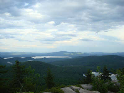 Looking southeast at Green Mountain from the Bayle Mountain summit - Click to enlarge