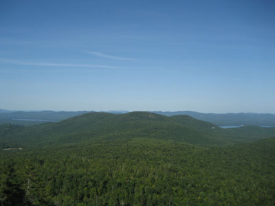 Looking at the Nickerson Mountains from the Bayle Mountain summit - Click to enlarge