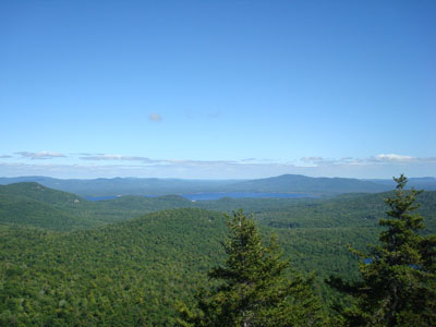 Looking at Green Mountain from the Bayle Mountain summit - Click to enlarge