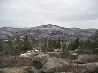 Looking Mt. Shaw from the Bayle Mountain summit - Click to enlarge