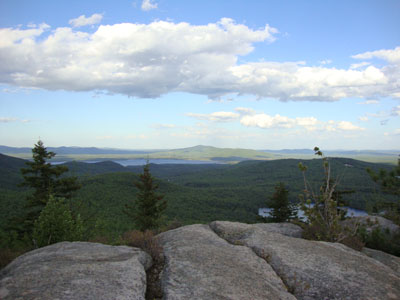 Green Mountain and Ossipee Lake as seen from Bayle Mountain - Click to enlarge