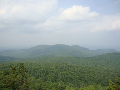 The Nickerson Mountains as seen from Bayle Mountain - Click to enlarge