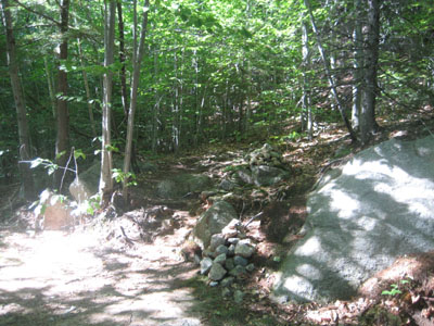 The trailhead to the trail to the Bayle Mountain summit