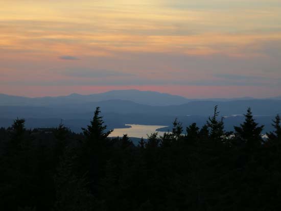 Mt. Moosilauke as seen from the Belknap Mountain fire tower - Click to enlarge