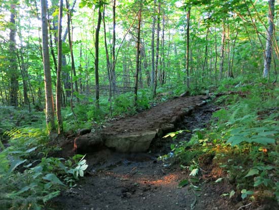 A recently rebuilt stretch of the Red Trail