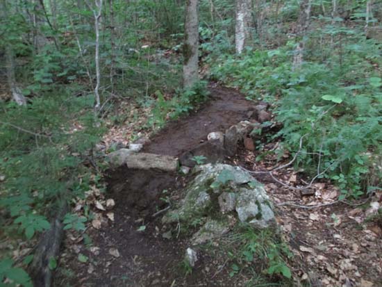 A recently rebuilt stretch of the Red Trail