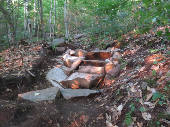 A recently rebuilt stretch of the Red Trail