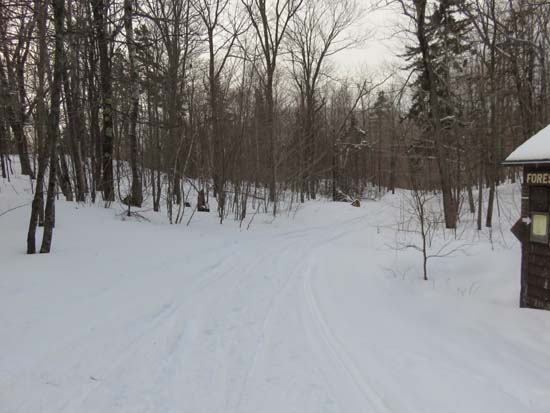 The Blue Trail trailhead