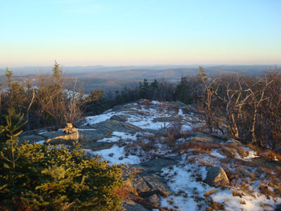 Looking down the Banana Trail near Big Ball Mountain