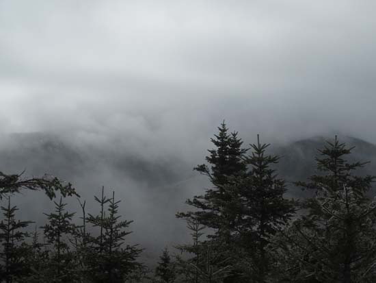 Slight views toward the western Garfield Ridge as seen from near the summit of Big Bickford Mountain - Click to enlarge