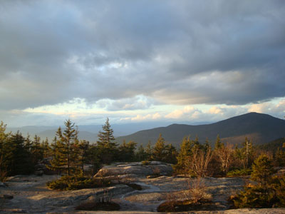 Looking at Kearsarge North Mountain from near the summit of Black Cap - Click to enlarge