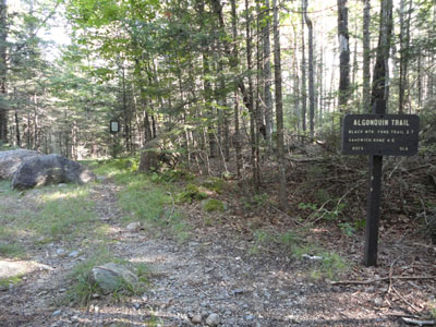 The Algonquin Trail trailhead