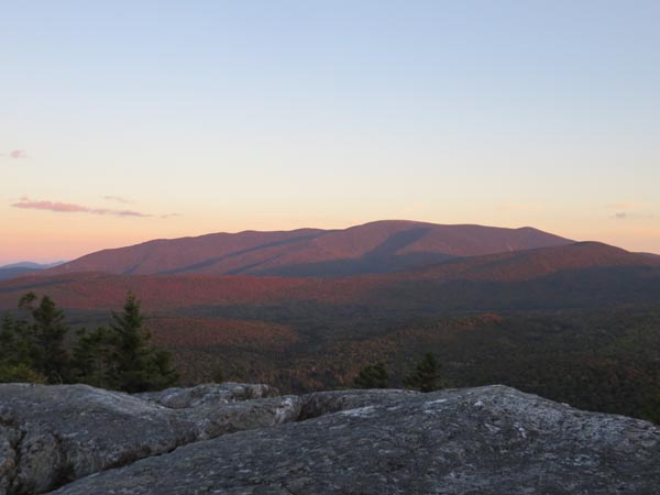 Looking at Mt. Moosilauke from the Black Mountain ledges - Click to enlarge