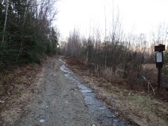 The Black Mountain Trail trailhead