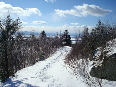 Looking down the Black Snout Spur Trail