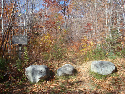 The Blueberry Mountain Trail trailhead