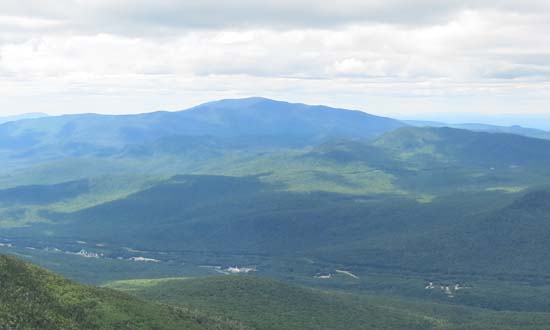 Blue Ridge (left of Mt. Wolf) as seen from Mt. Flume