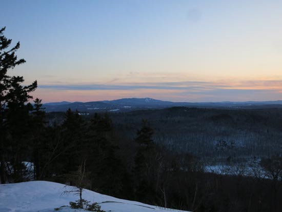 Mt. Sunapee as seen from the Bog Mountain ledges - Click to enlarge