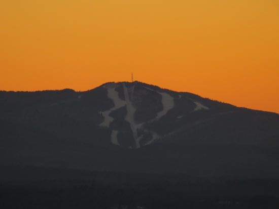 Mt. Sunapee as seen from near the sumimt of Bog Mountain - Click to enlarge