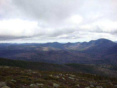Looking at Mt. Carrigain from near the Bondcliff summit - Click to enlarge