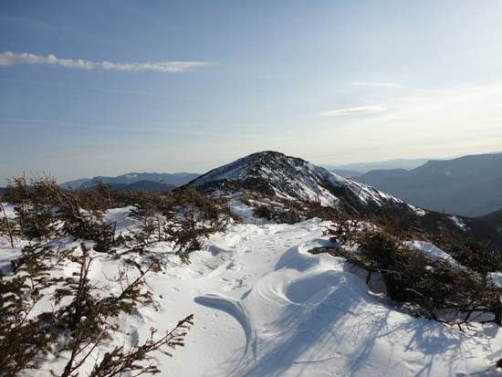 Looking up the Bondcliff Trail at Bondcliff