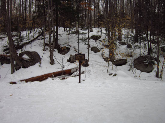 The Lincoln Woods Trail trailhead