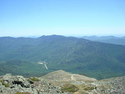 Looking at the Wildcats and Carters from near the top of Boott Spur - Click to enlarge