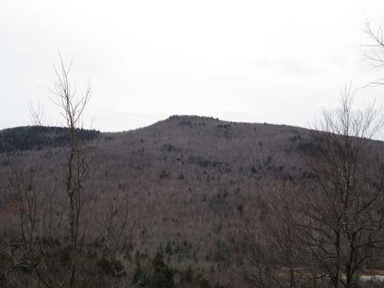 Looking at Hersey Mountain from the small rock slide on the back of Burleigh Mountain - Click to enlarge