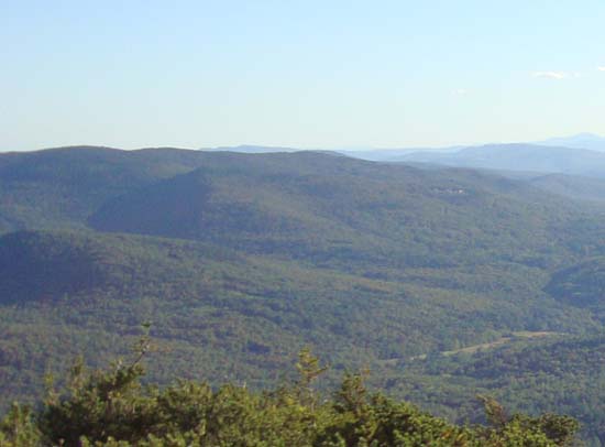 Campton Mountain (center) as seen from Welch Mountain