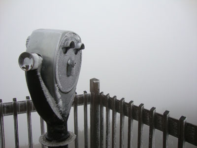 Fog as seen from Cannon Mountain - Click to enlarge