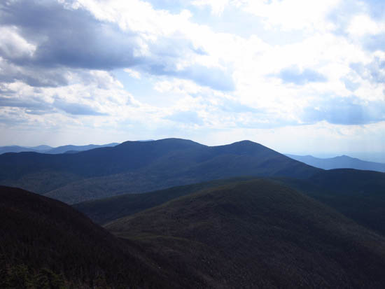 The Kinsmans as seen from the Cannon Mountain observation tower - Click to enlarge