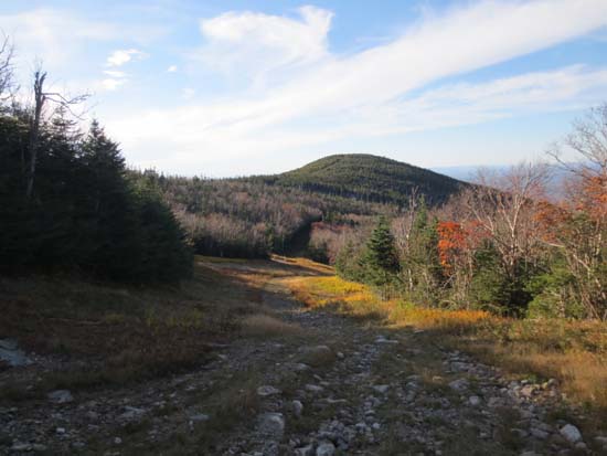 Looking down the Mittersill-Cannon Trail on the way to Cannon Mountain