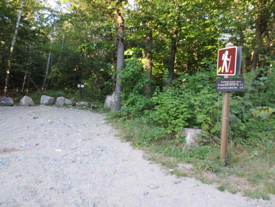Signal Ridge Trail trailhead on Sawyer River Road